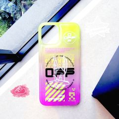 CASE IPHONE Chất Bóng OFF WHITE - Màu dạ quang nổi bật cá tính