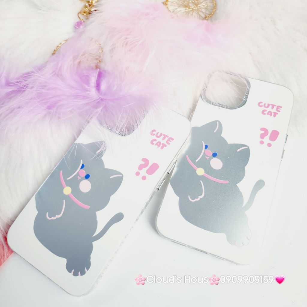 Case Ốp điện thoại iPhone Mèo Cute Cat iPhone 11/12/13/14/Pro/Promax
