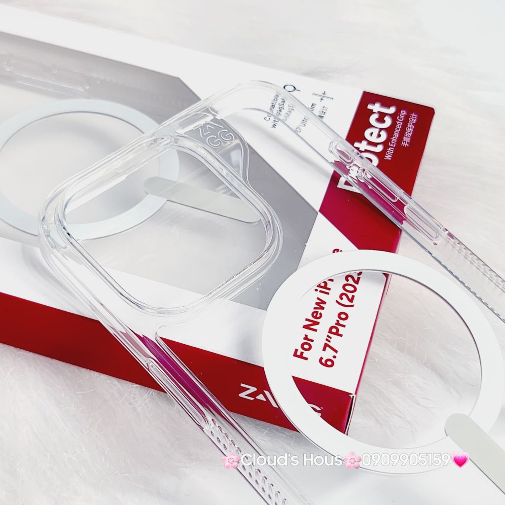 Case Ốp điện thoại iPhone ZAGG Chính hãng Trong Magsafe iPhone 15Promax