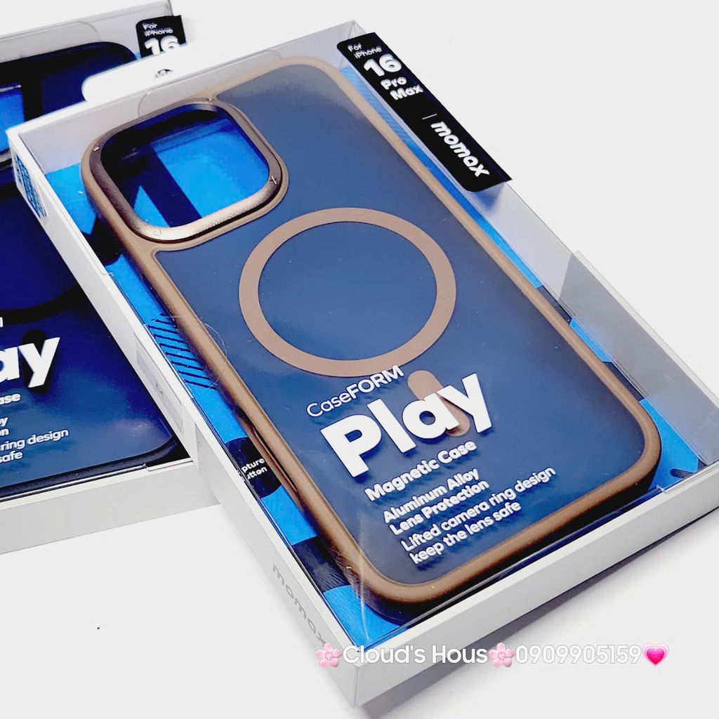 Case Ốp điện thoại iPhone Magsafe Momax Nhám Form Play iPhone 14/15/16/Pro/Promax