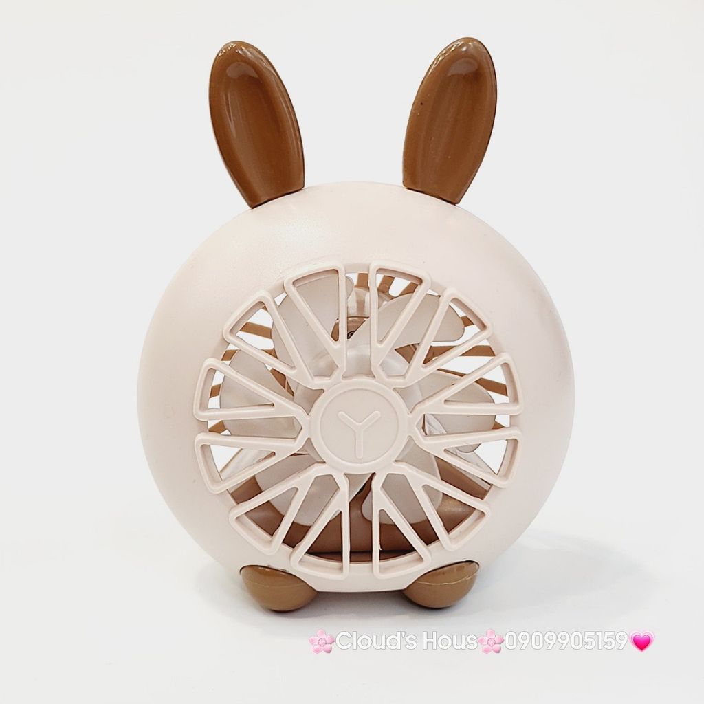 Mini Fan - Quạt Tai Thỏ và Gấu để bàn siêu mini