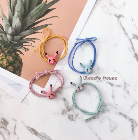 CỘT TÓC Có Charm (1 Set 4 Cái Ngẫu Nhiên)