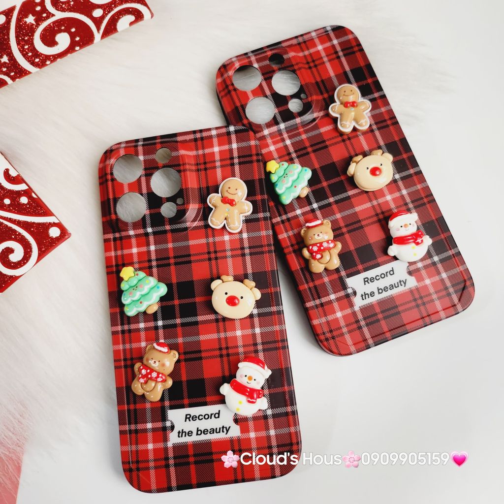 Case Ốp điện thoại iPhone Noel Caro Icon nổi iPhone 11/12/13/14/15/Plus/Pro/Promax