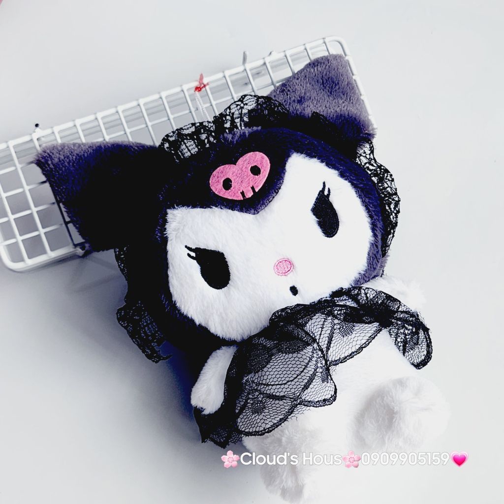 Gấu Bông Kuromi Mặc Váy Ren