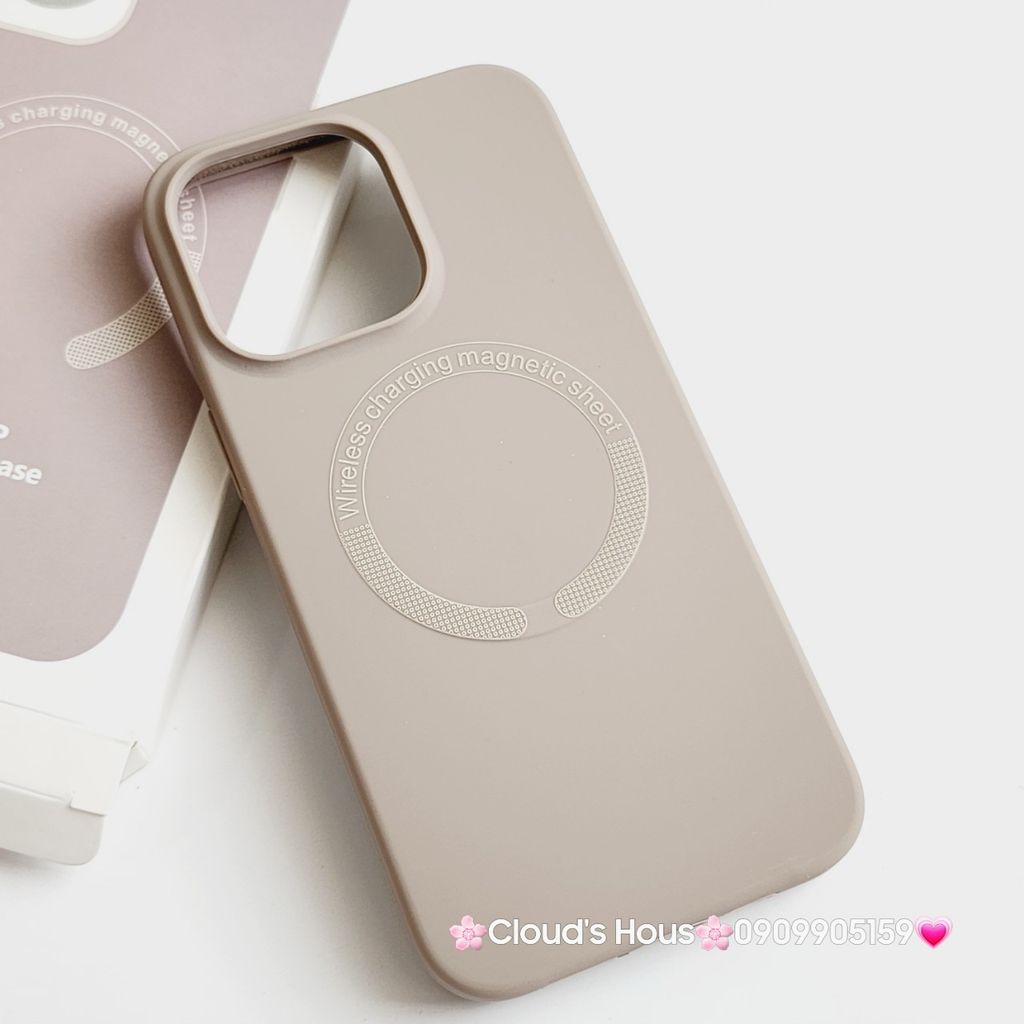 Case Ốp điện thoại iPhone Silicone Magsafe Basic iPhone 11/12/13/14/15/Plus/Pro/Promax