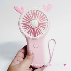 Mini Fan - Quạt Cầm Tay nhiều mẫu Sừng Siêu Kute ( nhiều màu)