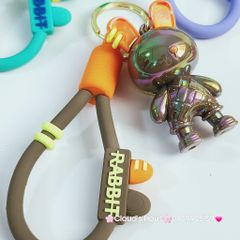 Móc Khoá Thỏ Sứ Trơn Ngầu Rabbit