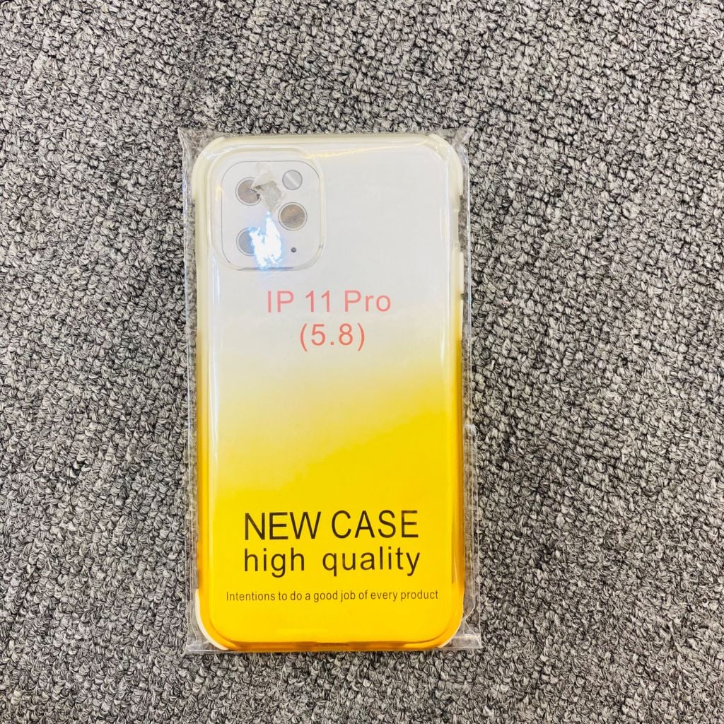 Case Ốp điện thoại iPhone Trong dẻo Ombre Viền Chống shock