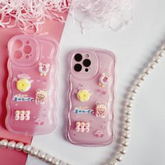 Case Ốp điện thoại iPhone Phao trong Viền gợn sóng icon nổi iPhone 11/12/13/14/Pro/Promax