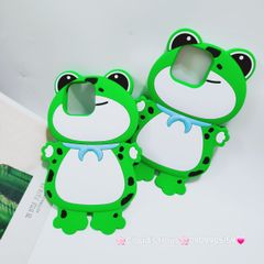 Case Ốp điện thoại iPhone Ếch xanh đeo khăn quàng Su dẻo iPhone 11/12/13/14/15/Plus/Pro/Promax