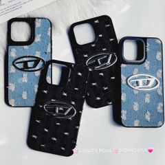 Case Ốp điện thoại iPhone Jeans Diesel Logo chữ D cá tính iPhone 7+/8+/X/Xs/XSMax/11/12/13/14/15/Pro/Promax