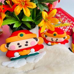 Cover Case Vỏ bảo vệ Airpod Su Dẻo Ông Thần Tài Airpod 1/2/3/Pro/Pro2 - TẾT