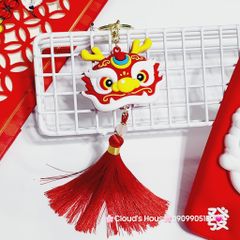 Móc Khóa Lân Rồng TẾT Tua rua