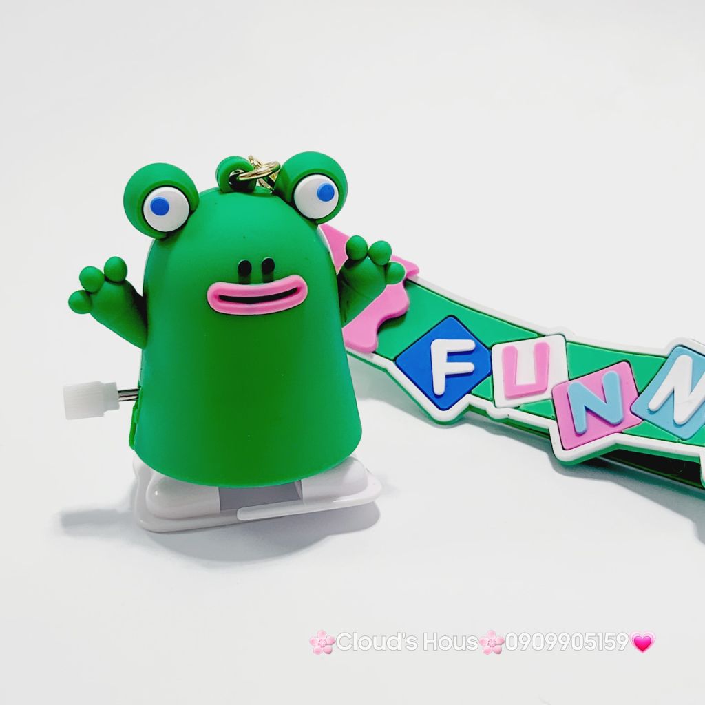 Móc Khóa Đồ Chơi Con Ếch Hài Bựa Funny