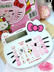 Máy Tính Hello Kitty Trắng Nơ Hồng