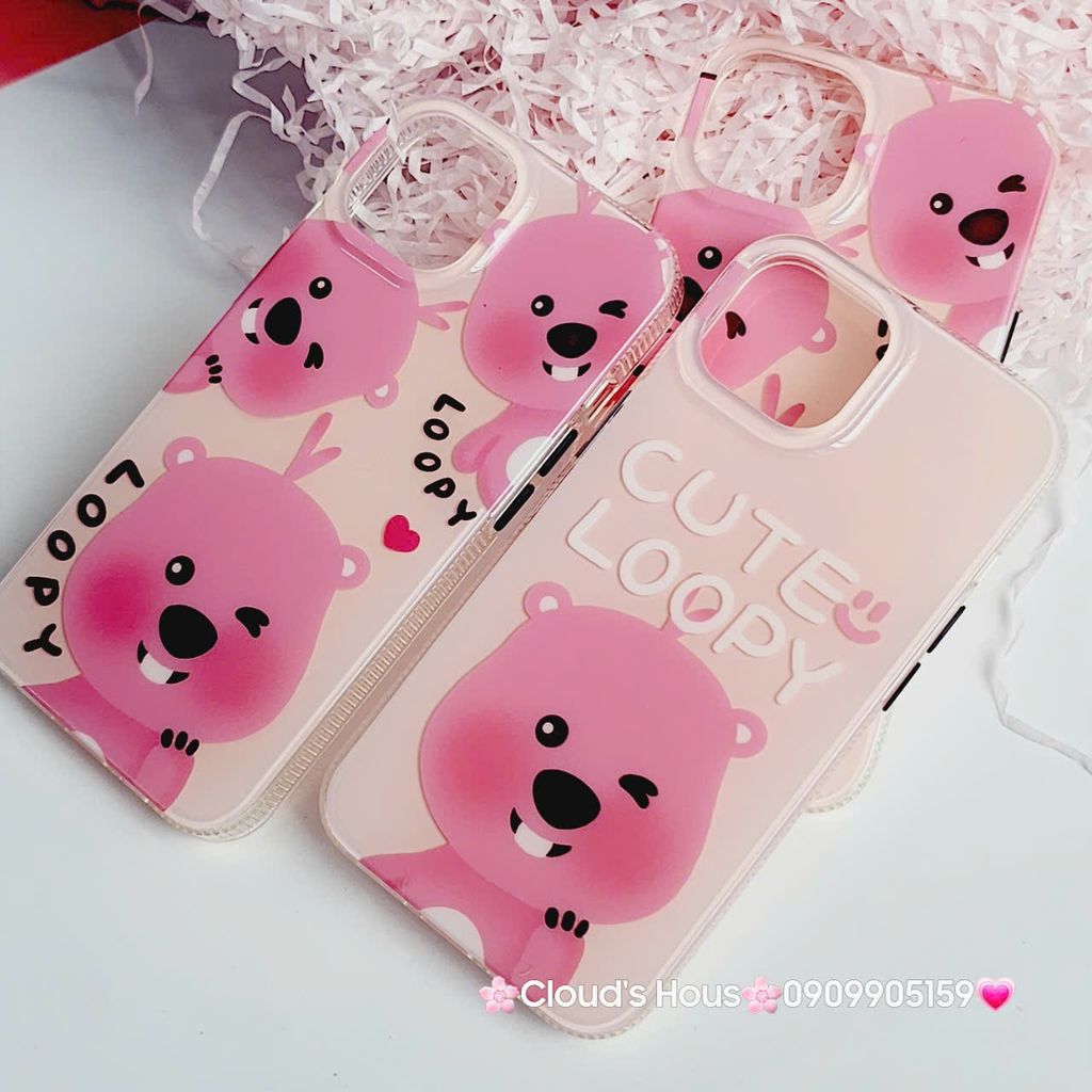 Case Ốp điện thoại iPhone Chuột Cute Loopy iPhone 13/14/15/Pro/Promax