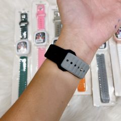 APPLE WATCH - DÂY SILICONE CHỐNG BẨN + KHUNG BẢO VỆ NGUYÊN KHỐI