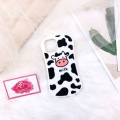 Case Ốp điện thoại iPhone BÒ SỮA Su dẻo Form tròn iPhone 7Plus/8Plus/X/Xs/XsMax/Xr/11/12/Mini/Pro/Promax