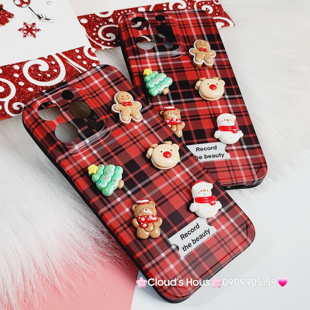 Case Ốp điện thoại iPhone Noel Caro Icon nổi iPhone 11/12/13/14/15/Plus/Pro/Promax