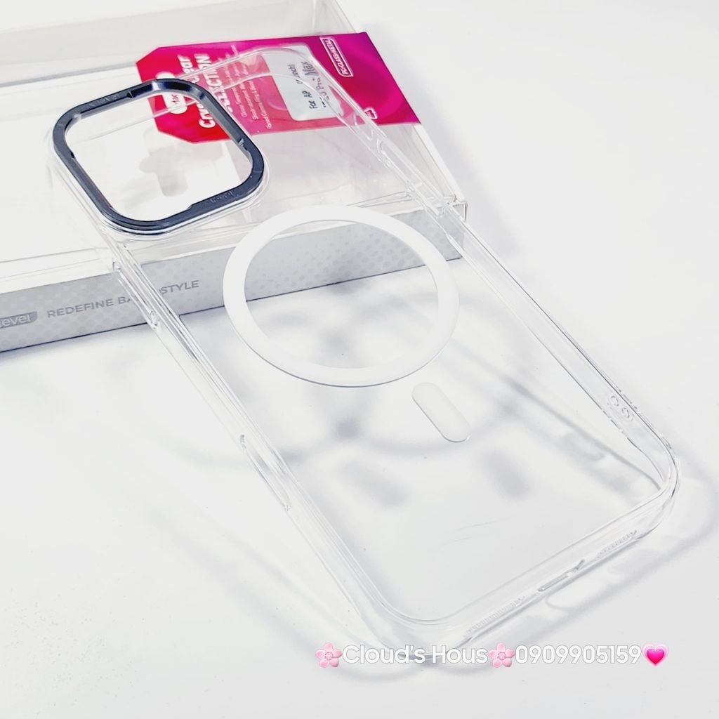 Ốp lưng iPhone hãng X-LEVEL trong siêu mỏng, không vàng màu hỗ trợ sạc không dây Magsafe.   iPhone 16/Pro/Promax