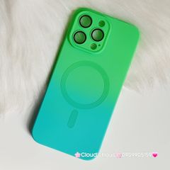 Case Ốp điện thoại iPhone IRIS Ombre Likgus Silicone Bảo vệ Cam Magsafe iPhone 14Promax
