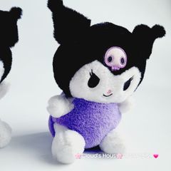 Gấu Bông Kuromi Em Bé Mặc Yếm tím
