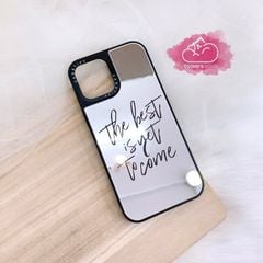 Case Ốp điện thoại iPhone In Chữ Casetify iPhone 7+/X/XSM/11/12/13/Pro/Promax (2 mẫu)