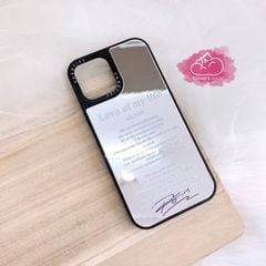 Case Ốp điện thoại iPhone In Chữ Casetify iPhone 7+/X/XSM/11/12/13/Pro/Promax (2 mẫu)