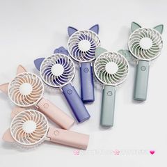 Quạt Cầm Tay - Để Bàn Tai Mèo Gập Được Đầu