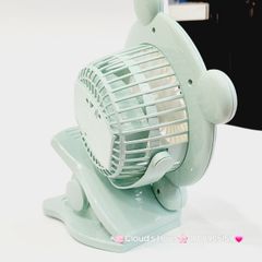 Mini Fan - Quạt kẹp Hình Động vật (Quạt sạc) Sz lớn