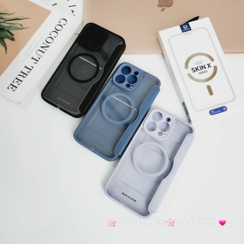 Case Ốp điện thoại iPhone Bao da Skin X Magsafe iPhone 11/12/13/14/15/Plus/Pro/Promax