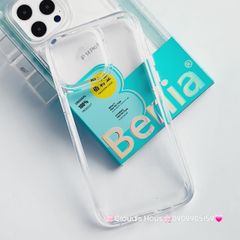 Case Ốp điện thoại Iphone Trong suốt Berlia lưng cứng viền dẻo nút nổi iPhone 14/15/Pro/Promax
