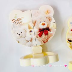 Gương Để Bàn Có Nắp Kèm Để Phụ Kiện