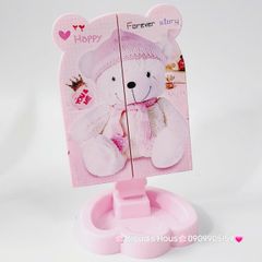 Gương Để Bàn Có Nắp Kèm Để Phụ Kiện