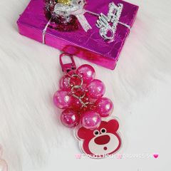 Vòng charm đeo airpod hạt bling bling kèm charm kute - chùm nho