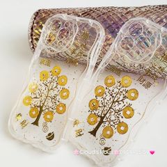 Case Ốp điện thoại iPhone Cây Mai đồng tiền phao trong dẻo chống shock iPhone 11/12/13/14/15/Pro/Promax TẾT