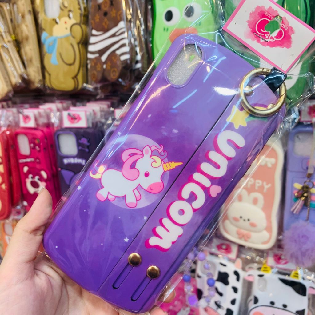 Case Ốp điện thoại iPhone Unicorn chống dựng Bóng trơn iPhone 7+/X/XSm/11/11Promax/12/12Pro/12Promax