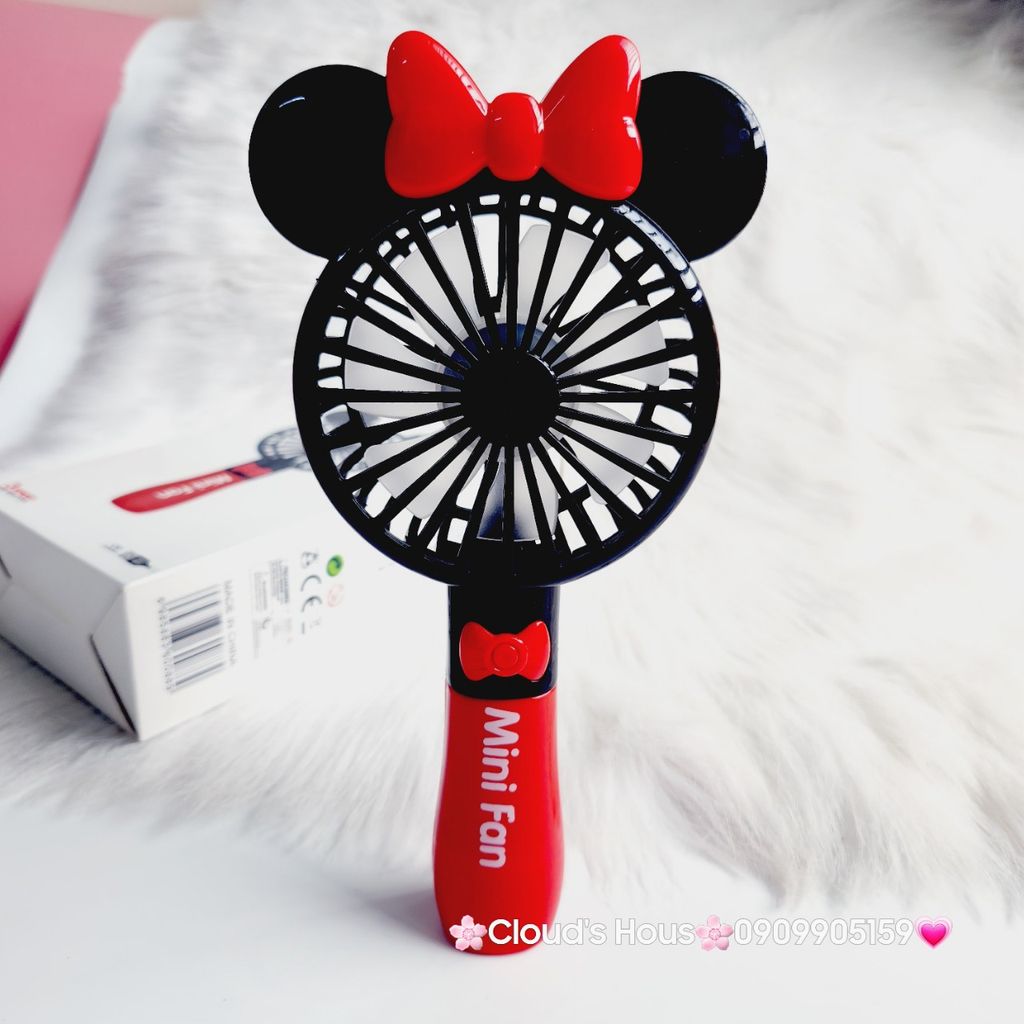 Mini Fan - Quạt Cầm Tay Mickey ( 5 màu)