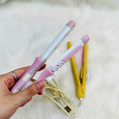 Máy Làm Tóc Mini Kemier 2 in 1 Summer Fruit - Máy Kéo tóc