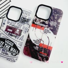 Case Ốp điện thoại iPhone Nhám Vans & The North Face iPhone X/Xs/XSM/11/12/13/14/15/Plus/Pro/Promax