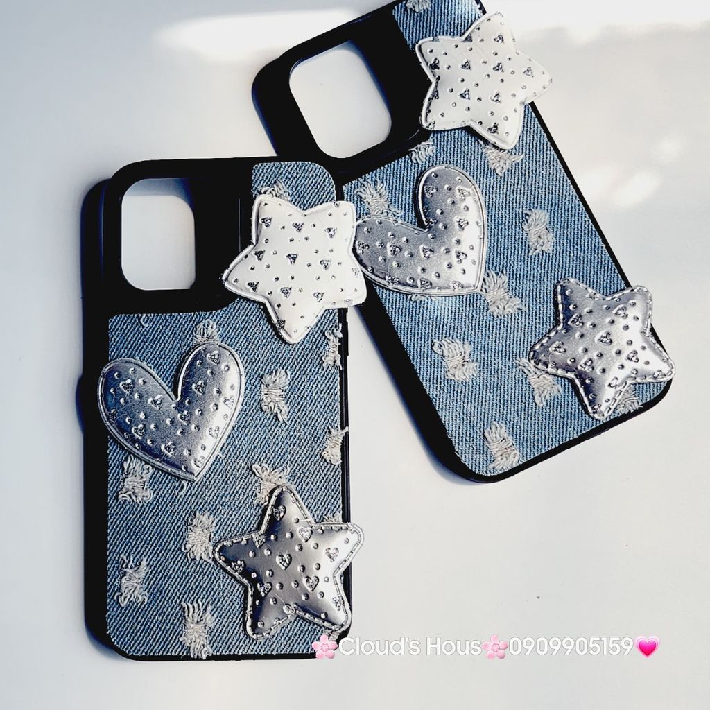 Case Ốp điện thoại iPhone Jeans Ngôi Sao Nổi Cá Tính cá tính iPhone 7+/8+/X/Xs/XSMax/11/12/13/14/15/Pro/Promax