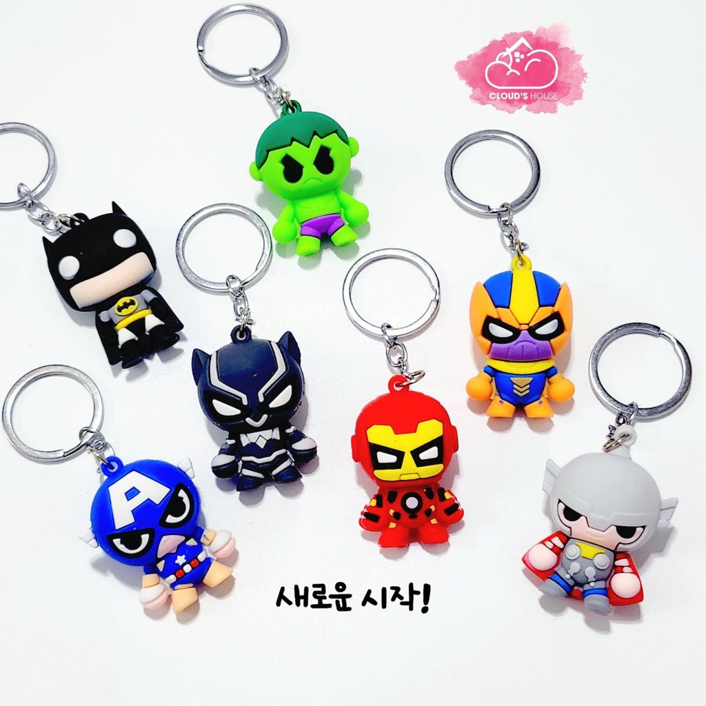 MÓC KHÓA Siêu anh hùng marvel mini