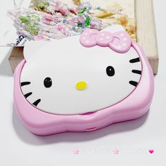 Máy Tính Hello Kitty Gấp Gọn Kèm Lược Gương XD-1104A