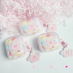 Cover Case Vỏ bảo vệ Airpod Heo hồng thiên thần phao trong Airpod 1/2/3/Pro/Pro2