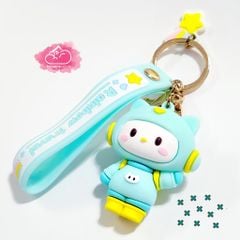 MÓC KHÓA Cậu bé Phi Hành Gia Đeo Balo Rainbow Travel