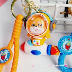 Móc Khoá Con vật tàu lửa Adorable