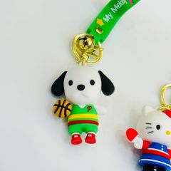 Móc Khóa Kitty Kuromi Snoopy Thể thao My Melody