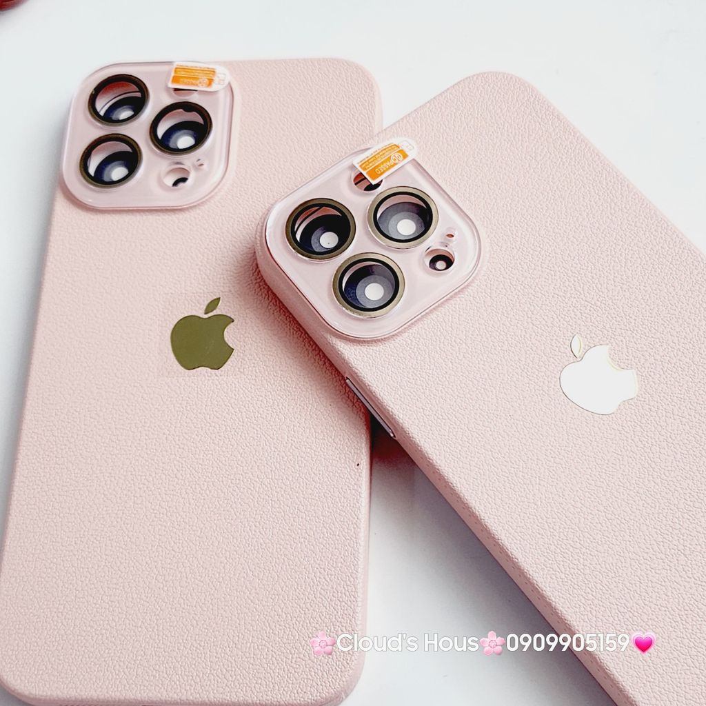 Case Ốp điện thoại iPhone Da Trơn Basic Bảo Vệ Camera iPhone 11/12/13/14/15/Pro/Promax