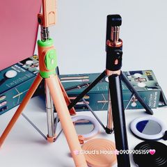 Gậy Selfie kết nối Bluetooth có Đèn và chân Tripod JC-18H