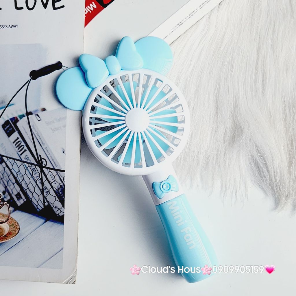 Mini Fan - Quạt Cầm Tay Mickey ( 5 màu)